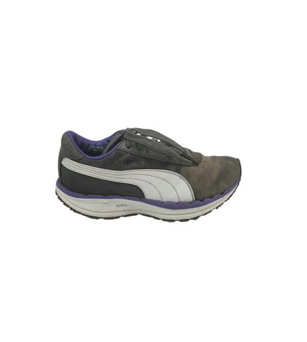 Adidasi dama Puma 40, material textil, imitatie de piele, gri - imagine 1