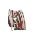 Tenisi copii Converse 29, material textil, alb rosu - imagine 4