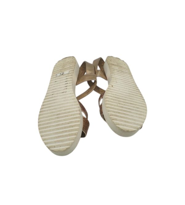 Sandale copii M&S 35, imitatie de piele, auriu - imagine 5