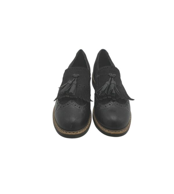 Pantofi dama Graceland 37, imitatie de piele, material textil, negru - imagine 3