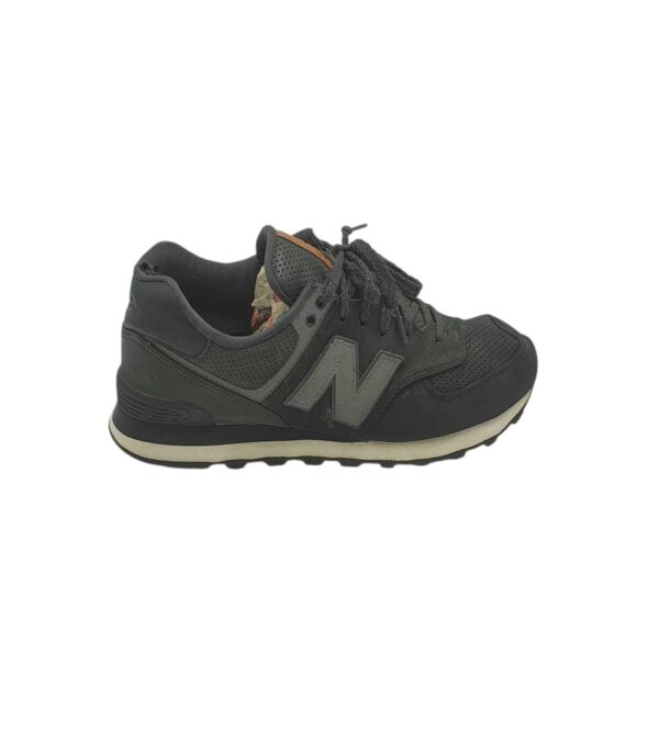 Adidasi barbati New Balance 42, imitatie de piele, negru - imagine 1