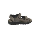 Sandale dama Crane 38, piele intoarsa , gri