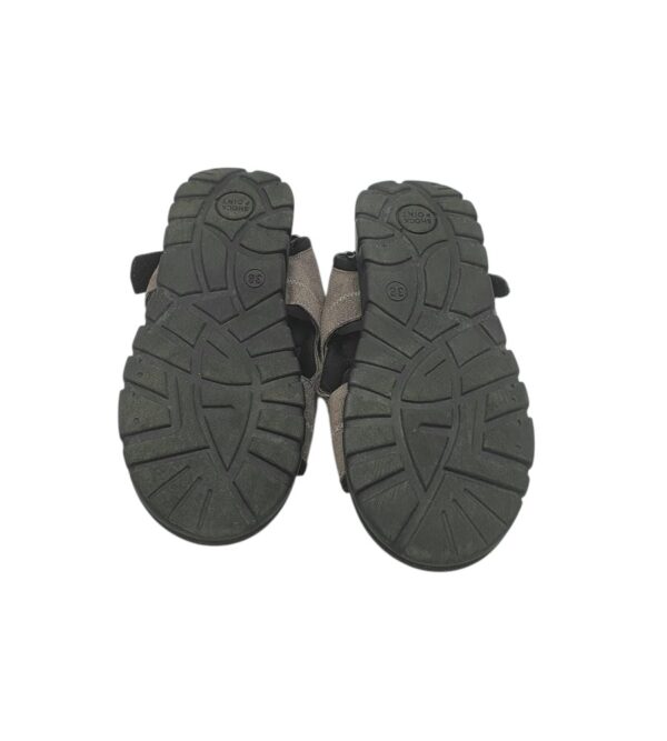 Sandale dama Crane 38, piele intoarsa , gri - imagine 5