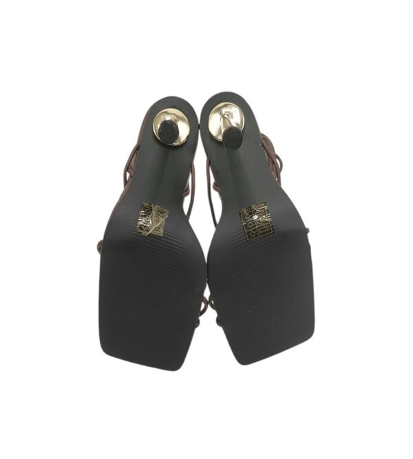 Sandale dama Public Desire 37, imitatie de piele, maro - imagine 5