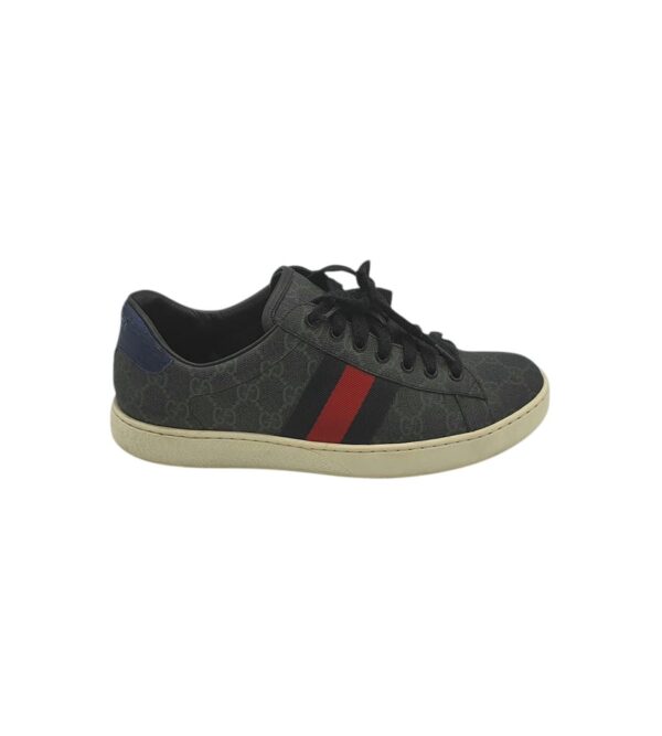Adidasi barbati Gucci 44, piele, negru - imagine 1