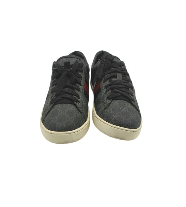 Adidasi barbati Gucci 44, piele, negru - imagine 3