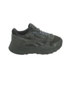 Adidasi barbati Reebok 44,5, material textil, piele intoarsa, gri negru