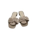 Saboti dama 36, material textil, nude - imagine 3