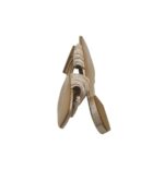 Saboti dama 36, material textil, nude - imagine 4
