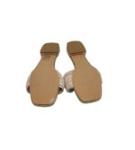 Saboti dama 36, material textil, nude - imagine 5
