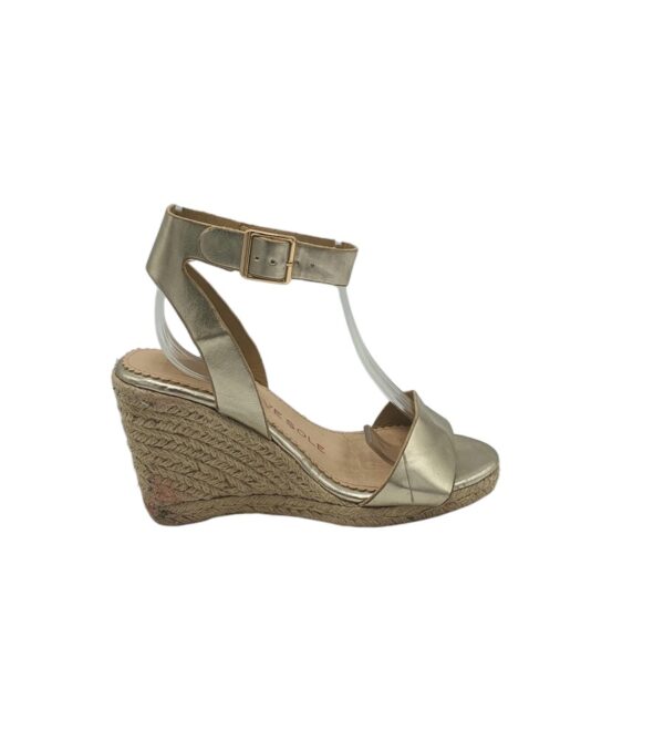 Sandale dama Sensitive Sole 37, imitatie de piele, argintiu - imagine 1