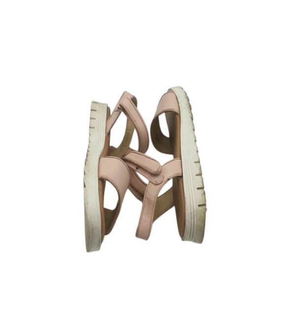 Sandale  copii M&S 35, imitatie de piele, roz - imagine 4
