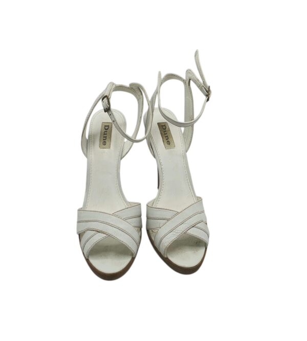 Sandale dama Dune 36, piele, alb - imagine 3