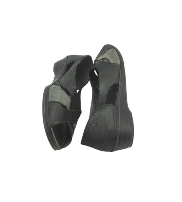 Sandale dama Suave 40, piele, negru - imagine 4