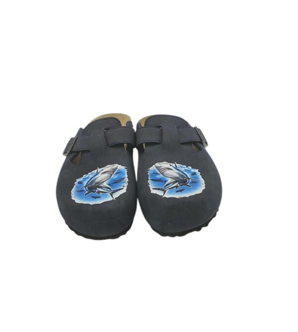 Saboti copii Relaxx 22, imitatie de piele, negru - imagine 3