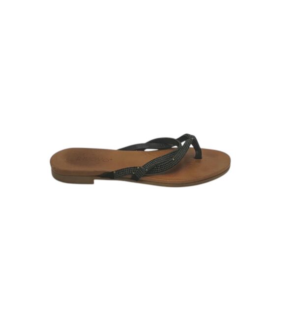 Saboti dama Inuovo 37, piele, negru - imagine 1