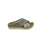 Saboti dama Rieker 40, imitatie de piele, gri