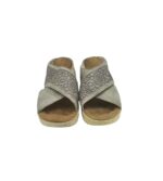 Saboti dama Rieker 40, imitatie de piele, gri - imagine 3