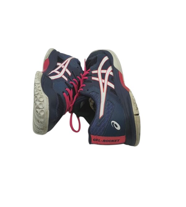 Adidasi dama Asics 39, imitatie de piele, material textil, bleumarin - imagine 4