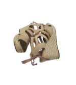 Sandale dama Cink 37, material textil, bej - imagine 4