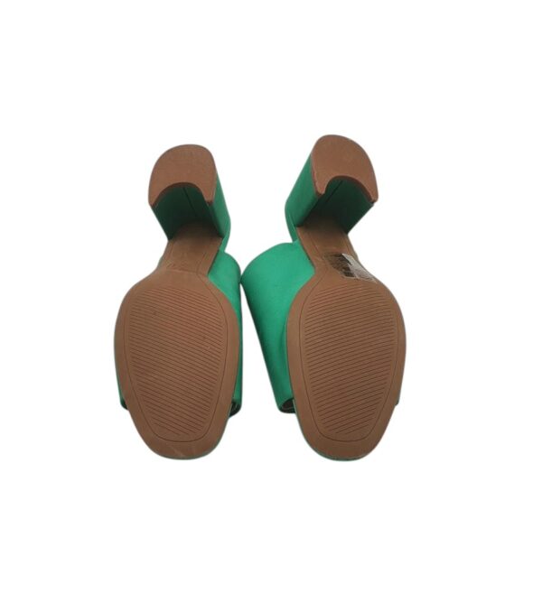 Saboti dama H&M 36, material textil, verde - imagine 5