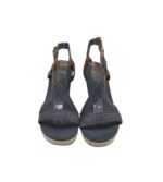 Sandale dama Mexx 40, material textil, piele, albastru - imagine 3