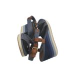 Sandale dama Mexx 40, material textil, piele, albastru - imagine 4