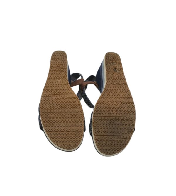 Sandale dama Mexx 40, material textil, piele, albastru - imagine 5