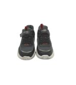 Adidasi copii Geox 35, material textil, imitatie de piele, gri negru - imagine 2