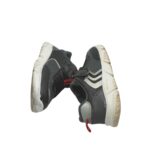 Adidasi copii Geox 35, material textil, imitatie de piele, gri negru - imagine 3