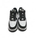 Adidasi barbati Nike 45, imitatie de piele, negru alb - imagine 3
