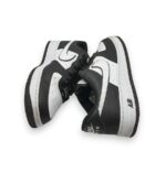 Adidasi barbati Nike 45, imitatie de piele, negru alb - imagine 4