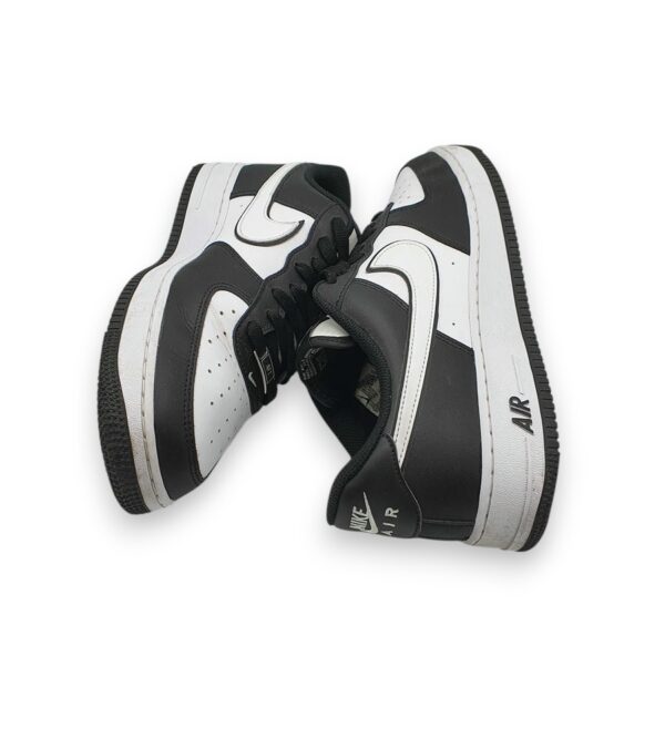 Adidasi barbati Nike 45, imitatie de piele, negru alb - imagine 4