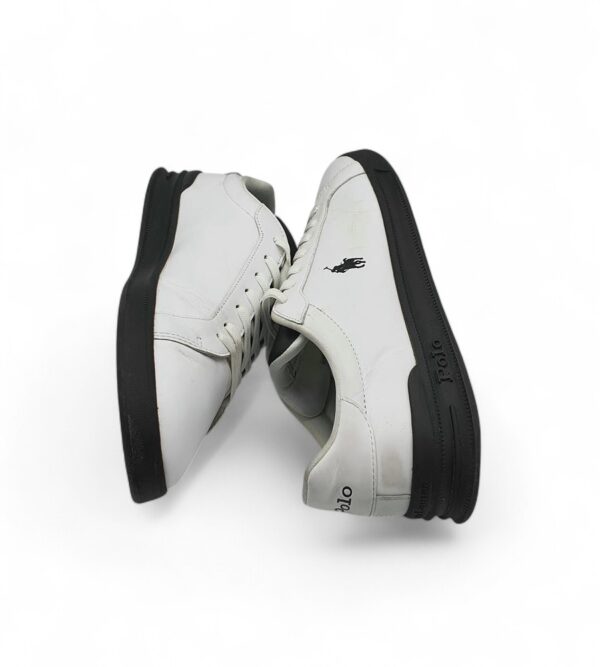 Adidasi barbati Polo Ralph Lauren 44, piele, alb - imagine 4