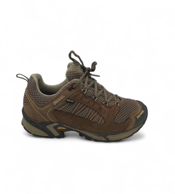Adidasi barbati Meindl 42, piele, piele intoarsa , material textil, maro, Goretex - imagine 1