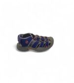 Sandale copii Trollkids 28, material textil, imitatie de piele, albastru