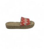 Saboti dama Joules 38, material textil, alb rosu