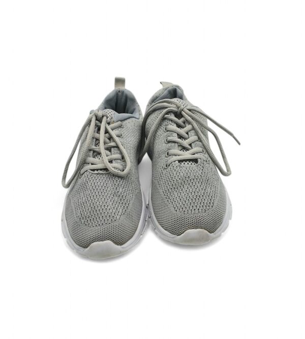 Adidasi dama 39, material textil, gri - imagine 3