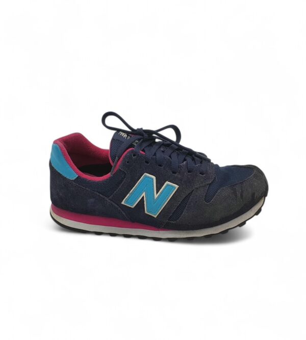 Adidasi dama New Balance 41, material textil, piele intoarsa,  albastru - imagine 1