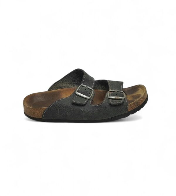 Saboti barbati 45, piele, negru - imagine 1