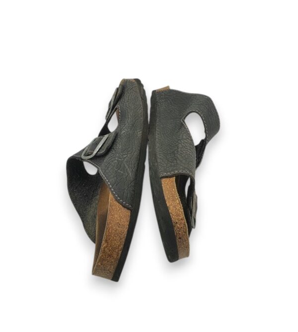 Saboti barbati 45, piele, negru - imagine 4