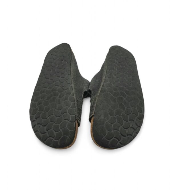 Saboti barbati 45, piele, negru - imagine 5