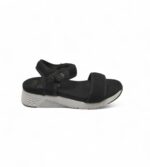 Sandale dama Tom Tailor 42, material textil, negru