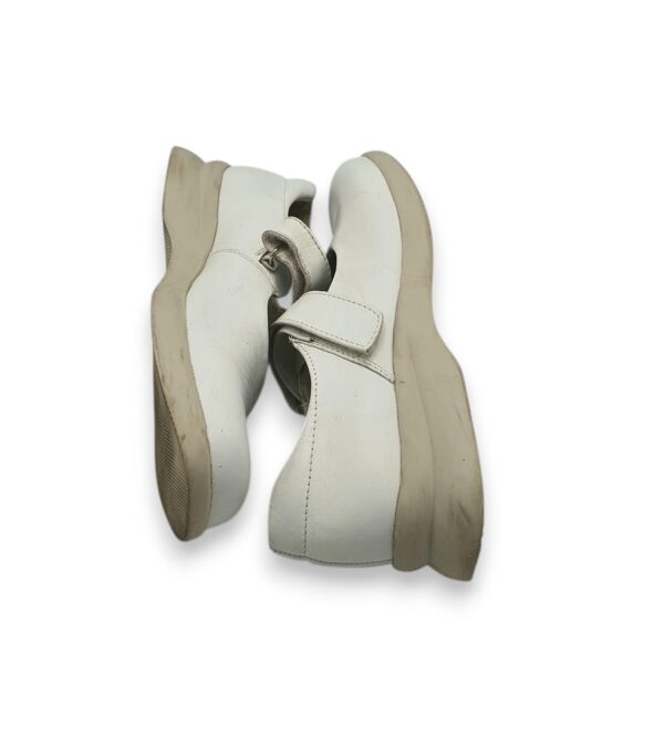 Pantofi dama Boomers 40, piele, alb - imagine 4