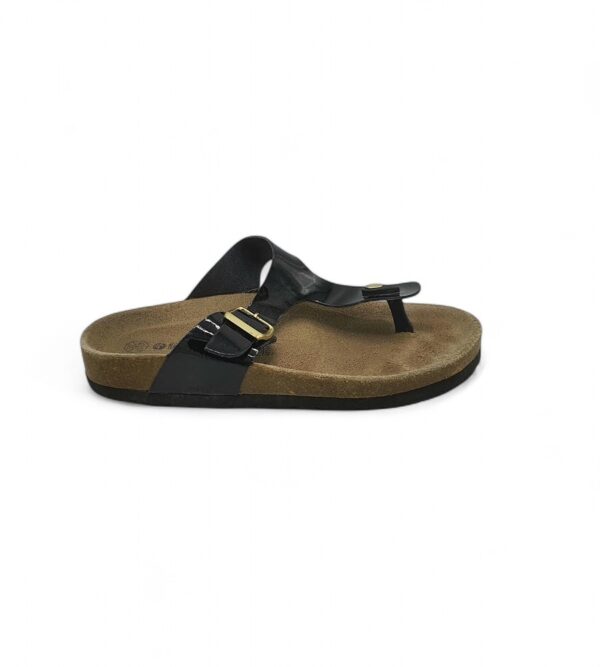 Saboti dama Esmara 40, piele, negru - imagine 1