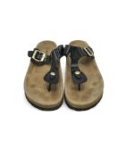 Saboti dama Esmara 40, piele, negru - imagine 3