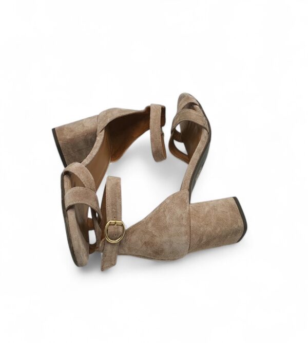 Sandale dama Copenhagen 39, piele intoarsa , bej - imagine 4