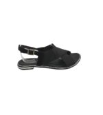 Sandale dama Primark 39, material textil, negru
