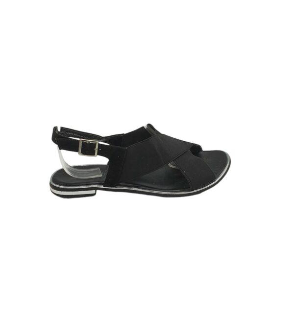 Sandale dama Primark 39, material textil, negru - imagine 1