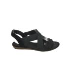 Sandale dama Graceland 40, material textil, negru